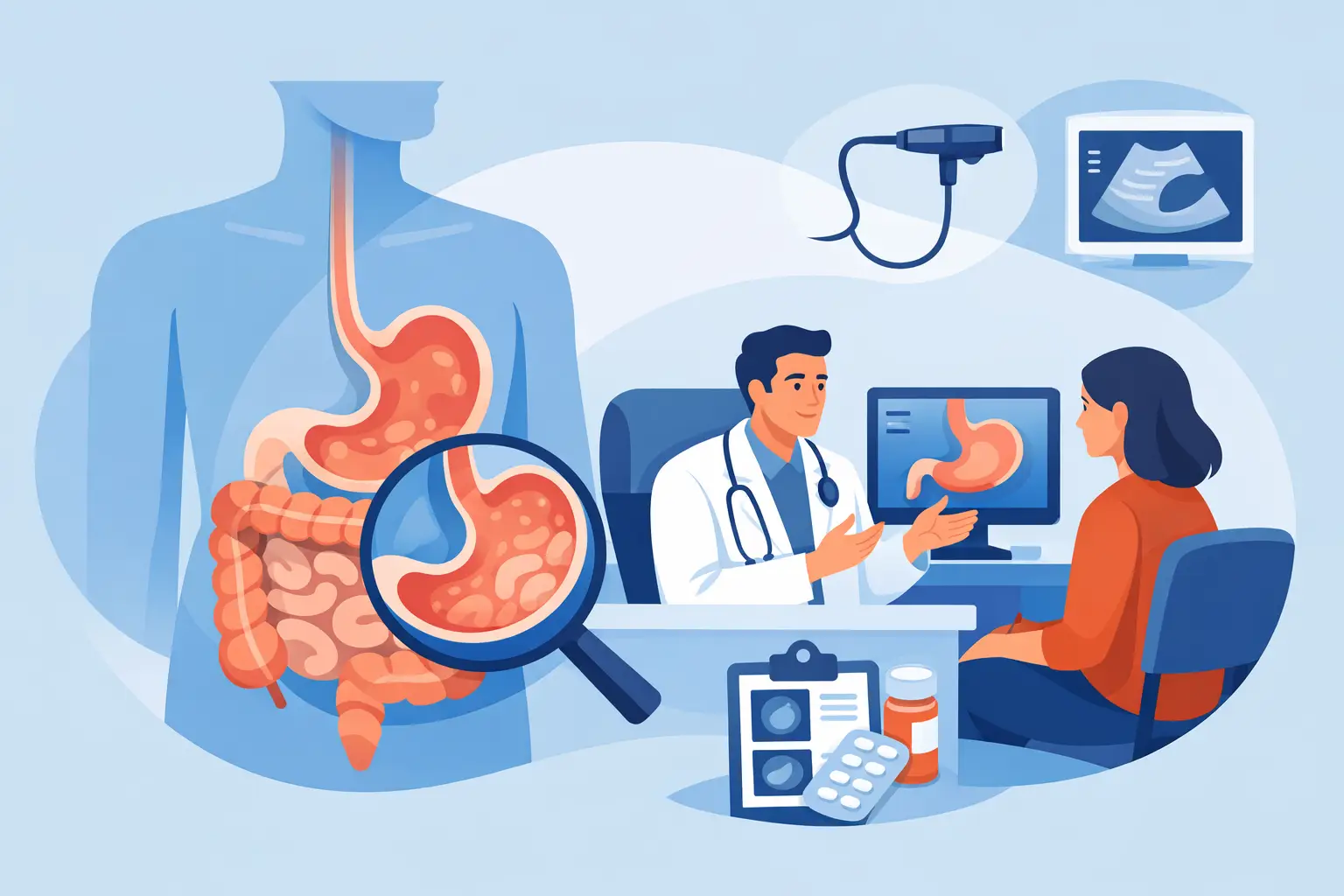 Gastroenterología: cuándo acudir y qué esperar