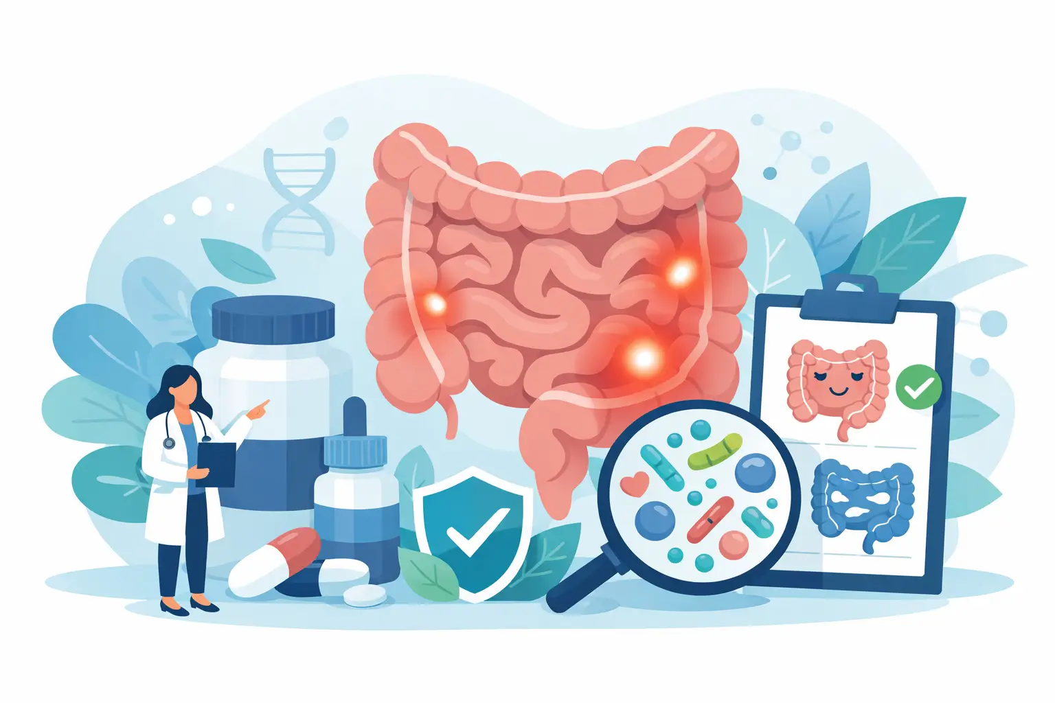 Tratamiento para disbiosis intestinal eficaz