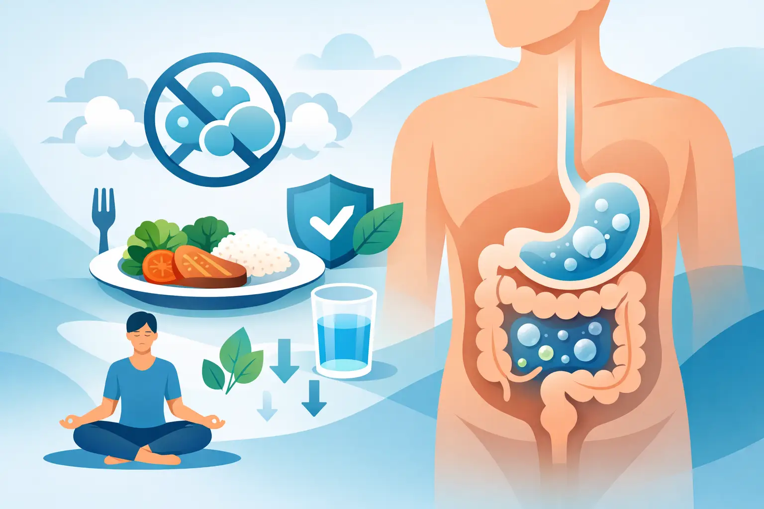 Cómo reducir los gases después de comer sin riesgos